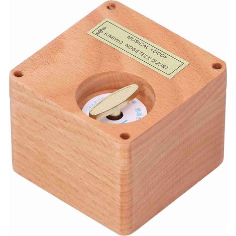 Retro-Spieluhr aus Holz – Geschenkidee für Weihnachten, Neujahr, Geburtstag, Freundin, Liebhaberin (1/5)