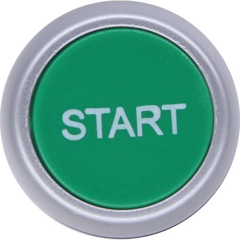 Tête de bouton-poussoir RS PRO Vert, Retour par ressort, Ø découpe 22mm ( Prix pour 1 )