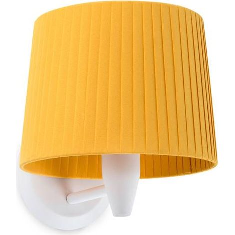 SAMBA Aplique de pared blanca/encintada amarilla 64306-36 (1/4)