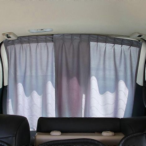 Rideaux de voiture, pare-soleil de fenêtre, protection UV, lambrequins de pare-soleil pour vitres latérales, pare-soleil universel pour pare-brise, gris B (1/5)