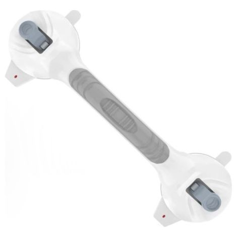 Rampe de securite pour salle de bain sans perçage poignee a ventouse pour porte en verre support pour maison et douche (1/5)