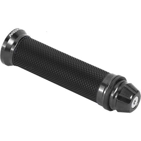 CNC-gefräste Motorradlenkergriffe aus Aluminium und Gummi, für 7/8-Zoll-Lenker, Fahrräder, Titan. (1/5)