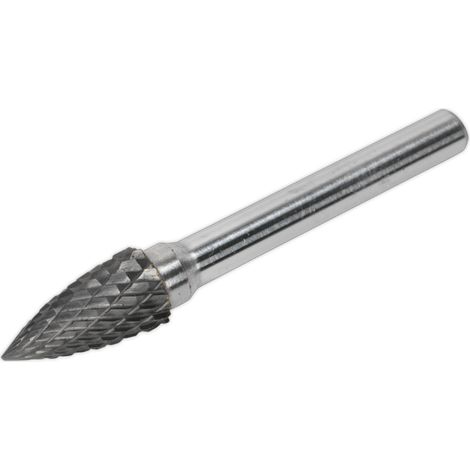 Sealey Arc Pointed Nose Tungsten Carbide Rotary Burr 10mm SDB03
