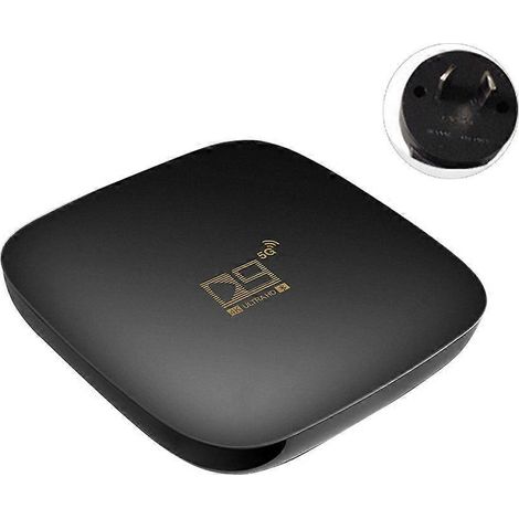 Android D9-kompatibler TV-Box-Decoder, 5G Dualband, 2 GB RAM + 16 GB ROM, WLAN-Netzwerkplayer, Smart-Media-Box für Fernseher.