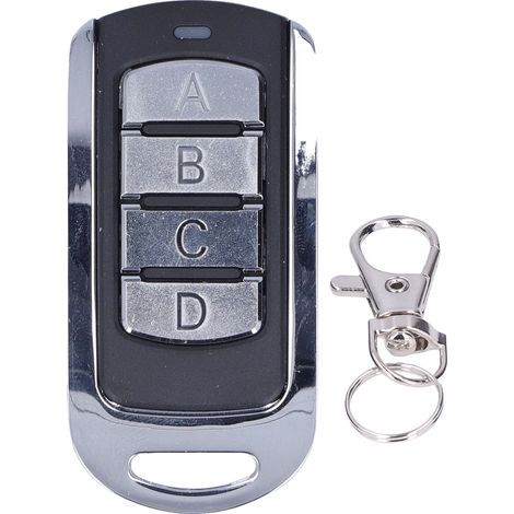 Télécommande de porte de garage 3V, 287 à 868 MHz, émetteur à 4 boutons pour alarme anti-cambriolage (1/5)