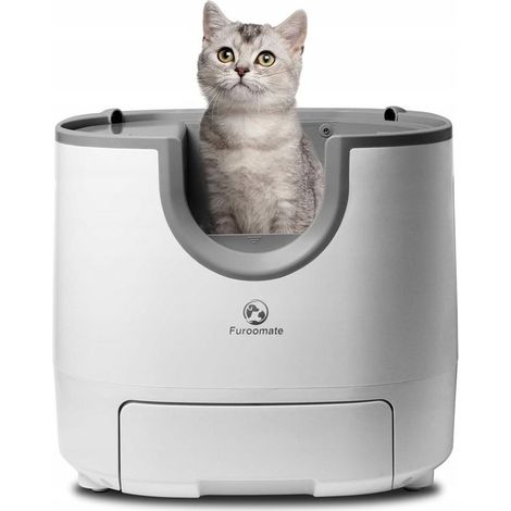 Litière Autonettoyante Furoomate – Grande Capacité, Silencieuse & Sécurisée pour 3 Chats