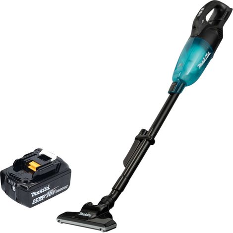 Aspirapolvere a batteria Makita DCL 284 FTB 18 V 0,73 l nero brushless + 1 batteria da 5,0 Ah - senza caricabatterie (1/5)