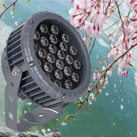 Projecteur D'extérieur À LED, Orientable Et Étanche IP65, Idéal pour Les Jardins, Les Pelouses, Les Allées Et Les Paysages(Green,9W(AC85-265v)) (1/5)