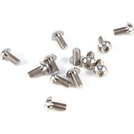 T25-Torx-Schrauben aus Titanlegierung, Fahrradscheibenbremsschrauben (silber), 12 Stück (1/5)