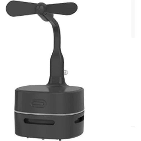 Aspirapolvere multifunzionale, mini ventilatore portatile per la casa, lampada da scrivania 3 in 1 per studenti, aspirapolvere da tavolo (1/5)