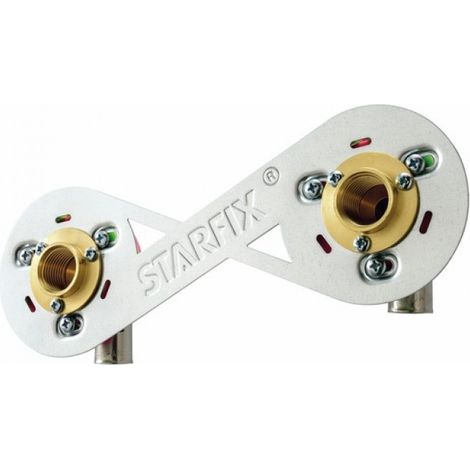 Sortie de cloison double Starfix PER à sertir Ø16 - femelle 1/2'' (15/21) - Anquier