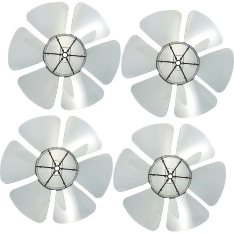 4pièces Lames De Ventilateur Plastique Remplacement Silencieux Pour Ventilateurs De Table Et Pied De Lames Transparentes Et Robustes (1/5)