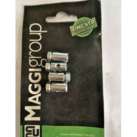 MAGGI GROUP - 4 PEZZI - MORSETTO CON VITE LATERALE ESAGONALE M6 - FORO 3,5