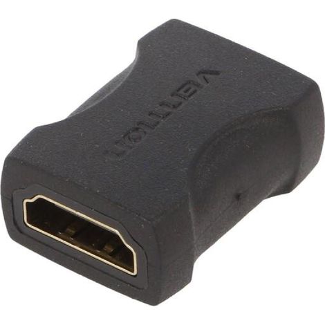 Adaptateur HDMI 1.4 femelle des deux cotes - noir