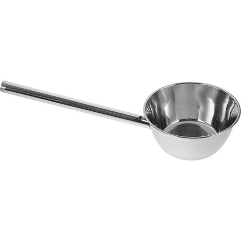 Cuillère à Soupe Inox Longue Poignée Louche Acier Inoxydable pour Eau et Soupe Ustensile Multifonction pour Cuisine Restaurant Cantine et Jardin et Pratique (1/5)
