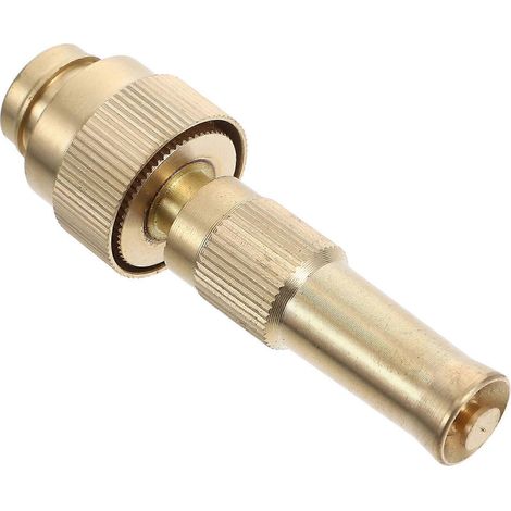 High Pressure Copper Water Hose Nozzle for Garden with Quick Connector and Durable Design 1/4 Inch (1/5)