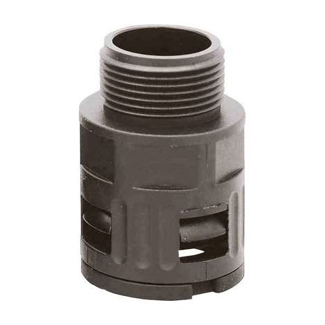 Helukabel 904825 HELUquick M Raccordo a vite del tubo flessibile Nero M20 Piatto 1 pz.