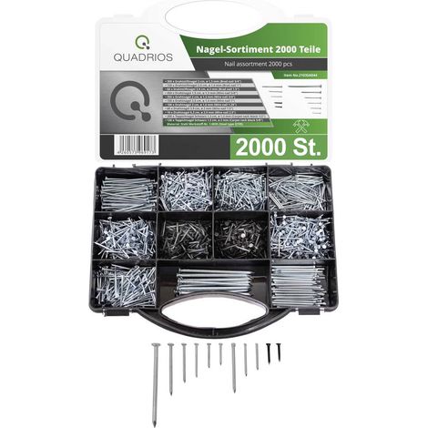 Quadrios 2103SA044 Assortimento di chiodi Contenuto 2000 pz. (1/5)