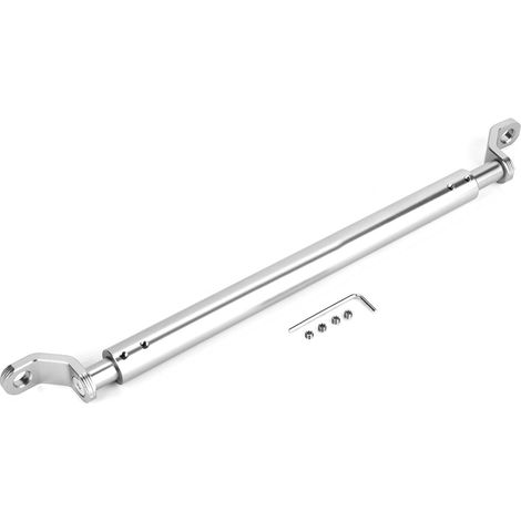 Support d'extension multifonctionnel pour guidon de moto modifié, barre stabilisatrice de guidon allongée en alliage d'aluminium (argent) (1/5)