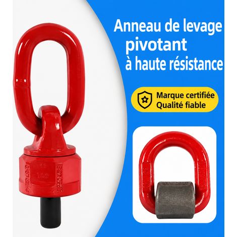 Anneau de levage universel pivotant M2030 acier G80 4T m20 30 4 9,8 × 4,95 × 9,8 cm 950 g – Livraison gratuite (1/5)