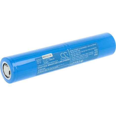 vhbw Battery compatible with Maglite ML125, ML150LR, ML150LRX Torch, Headlamp (3200mAh, 6.4 V, Li-ion)