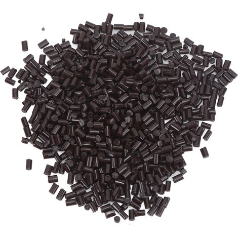 Granulés de colle kératine 100 g pour extensions de cheveux, brun, fusion italienne, perles (1/5)