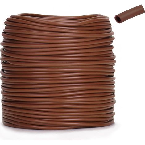1 - Cordon Creux - Lien Souple - Support Croissance Plantes - Résistant UV Et Gel - Pour Tomates Roses Et Vignes - Brun - 3mmX100m (1/5)