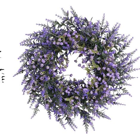 Guirlande de Fleurs Artificielles, Matériau en Soie, Polyvalente pour Événements, VIOLET, 36CM (1/2)