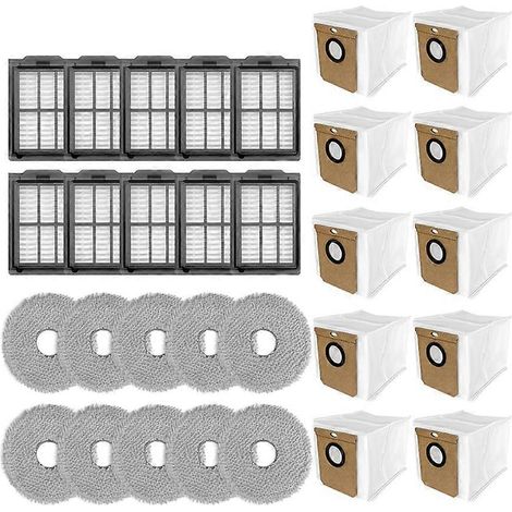 Pour Deerma aspirateur robot X70/Deerma DEM-X70 accessoires pour filtre pour aspirateur HEPA sac poussière serpillière (1/5)
