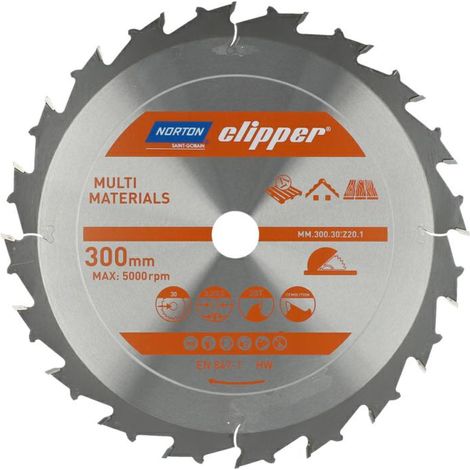 NORTON PIŁA TARCZOWA 300mm x 30mm x 20z MULTI MATERIALS DEMOLITION (3,2/2,2) %%%