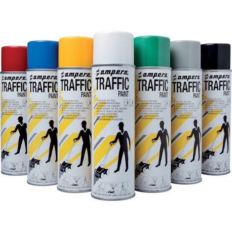 E-COLL Bodenmarkierspray Traffic P gelb 500ml (1/5)
