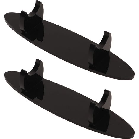 2er-Set Stiftehalter aus Acryl, Tischaufsteller, Stifteregal, Organizer für Make-up-Pinsel, Pinsel, Zuhause, Schule, Büro, Schwarz (1/5)