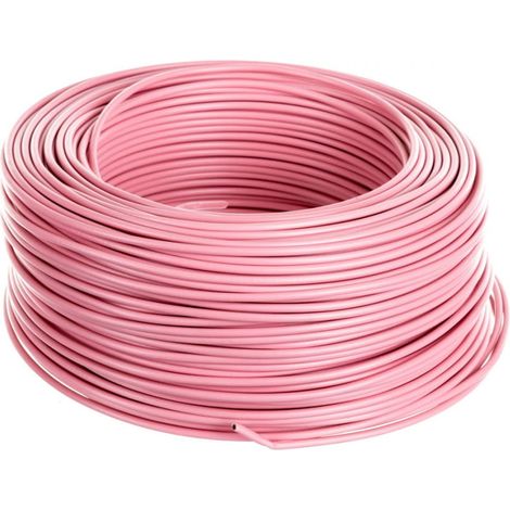 Câble d'installation H07V-K 1,5 rose 29138 /100m/