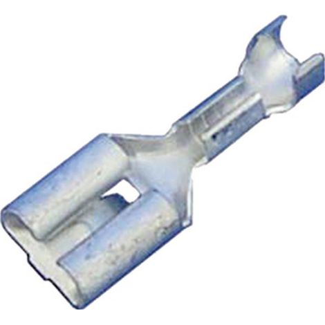 Intercable 180271 Flachsteckhülse verzinnt, mit Rastnasen Steckbreite: 6.3 mm Steckdicke: 0.8 mm  Un