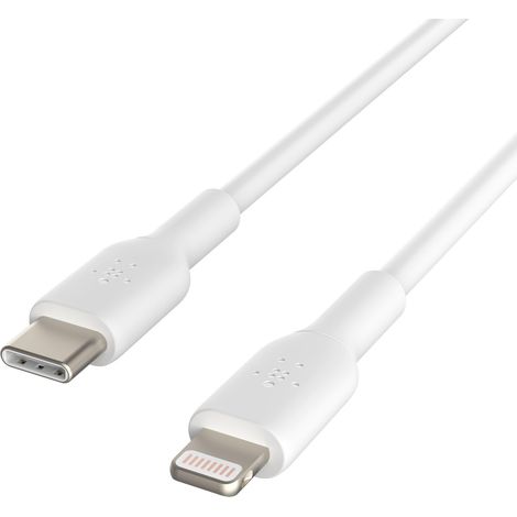 Belkin Cable USB-C a Lightning Blanco 2 metros 60 W