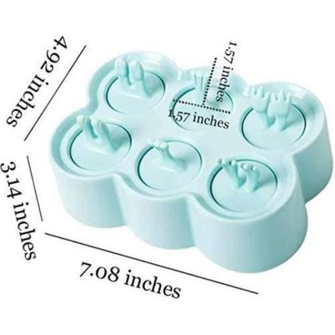 Moule À Glace - Silicone Sans BPA - Pour Enfants Et Adultes - 10 Compartiments - Lot De 2 (1/4)