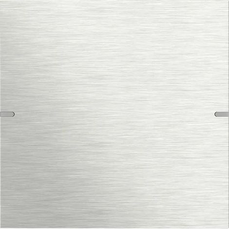 Gira Set copri tasto 1f sens.tast.4.95 Acciaio inox [5021219], 5021 219