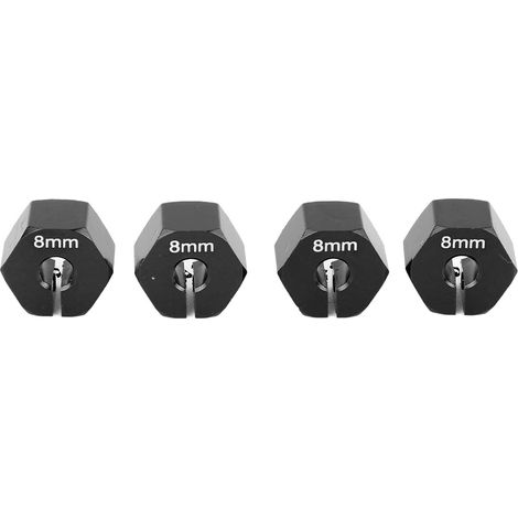 4 Pièces Adaptateur Hexagonal pour Roues de Crawler RC, Alésage (1/5)