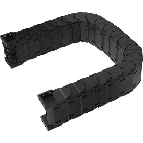 Chaîne de traînée de câble, série entièrement fermée à faible bruit, lignes de remorquage de réservoir, assemblage amovible D25 x 25, 1 mètre