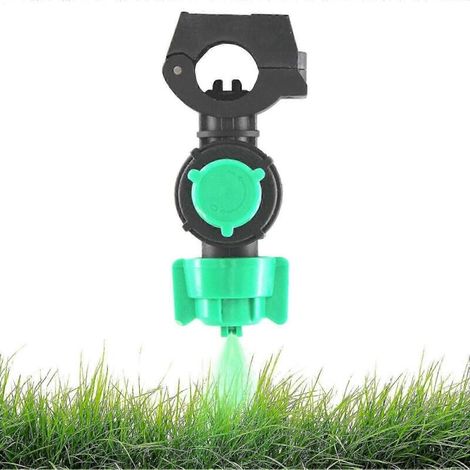Fan-Shaped Spraying Nozzle for Hose, Adjustable Garden Watering Misting Attachment with External Thread