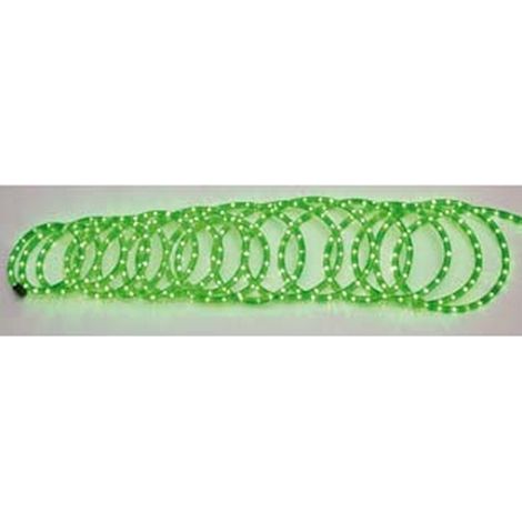 1PZ TUBO LUMINOSO CON GIOCHI LUCE VERDE - mt.6 con 216 luci