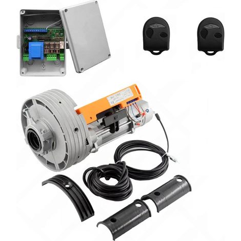 Kit Completo Serranda Serrande Avvolgibile Saracinesca Garage Motore 180KG 230v