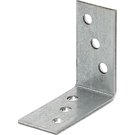 Équerre d'assemblage – Galvanisée Sendzimir – 40 x 40 x 20 mm – Set de 25 pièces – Marque
