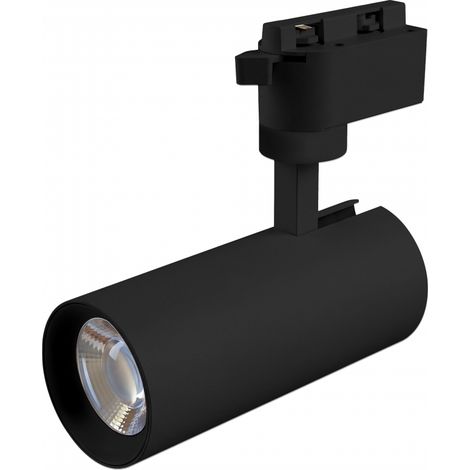 Spot Sur Rail LED 1 Allumage 15W CCT Noir - 24 deg - Switch 2800-4200-6700K