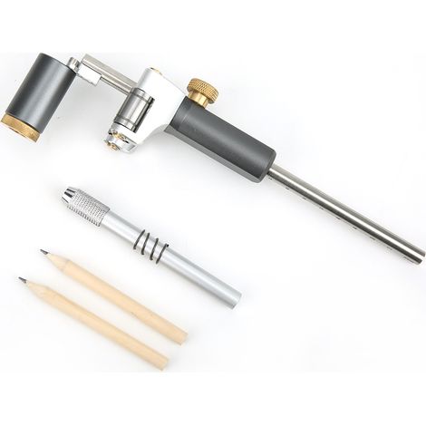 Outil de traçage multifonction pour le travail du bois, 2 en 1, pour tracer des lignes et mesurer.