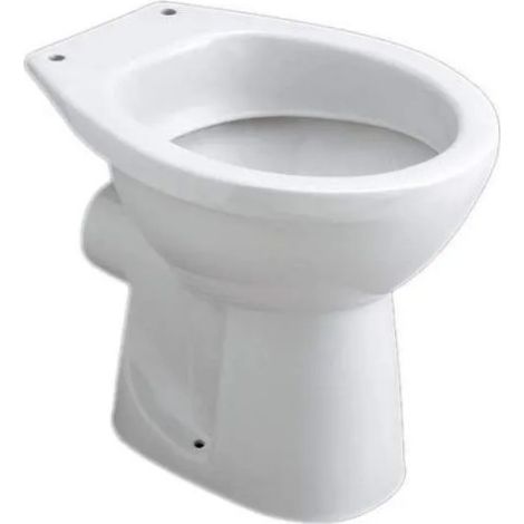 Tazón independiente de Puplica Blanca con salida horizontal