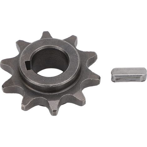 Pignone 420, pignone per minimoto, facile da installare, pignone anteriore in lega d'acciaio 420-10T da 16 mm, adatto per minimoto CT200U. (1/5)