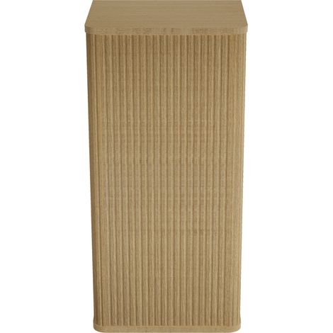 Mobile contenitore da parete per bagno, rovere, MDF e compensato, 36 x 29 x 75 cm (1/5)