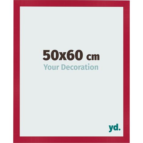 yd. - Cadre photo 50x60 - Rouge - MDF - Bologna (1/5)