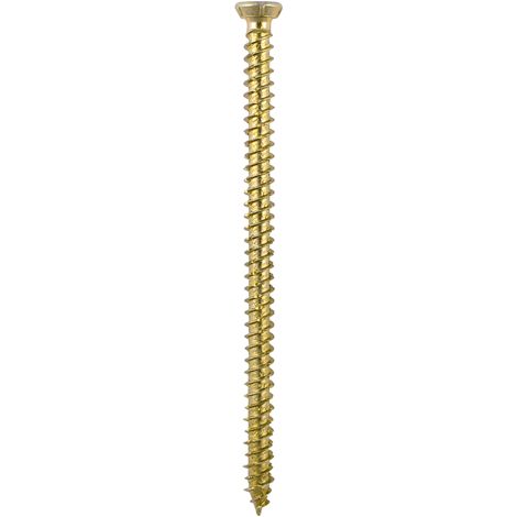 TIMCO Concrete Screws Flat Countersunk Gold - 7.5 x 60